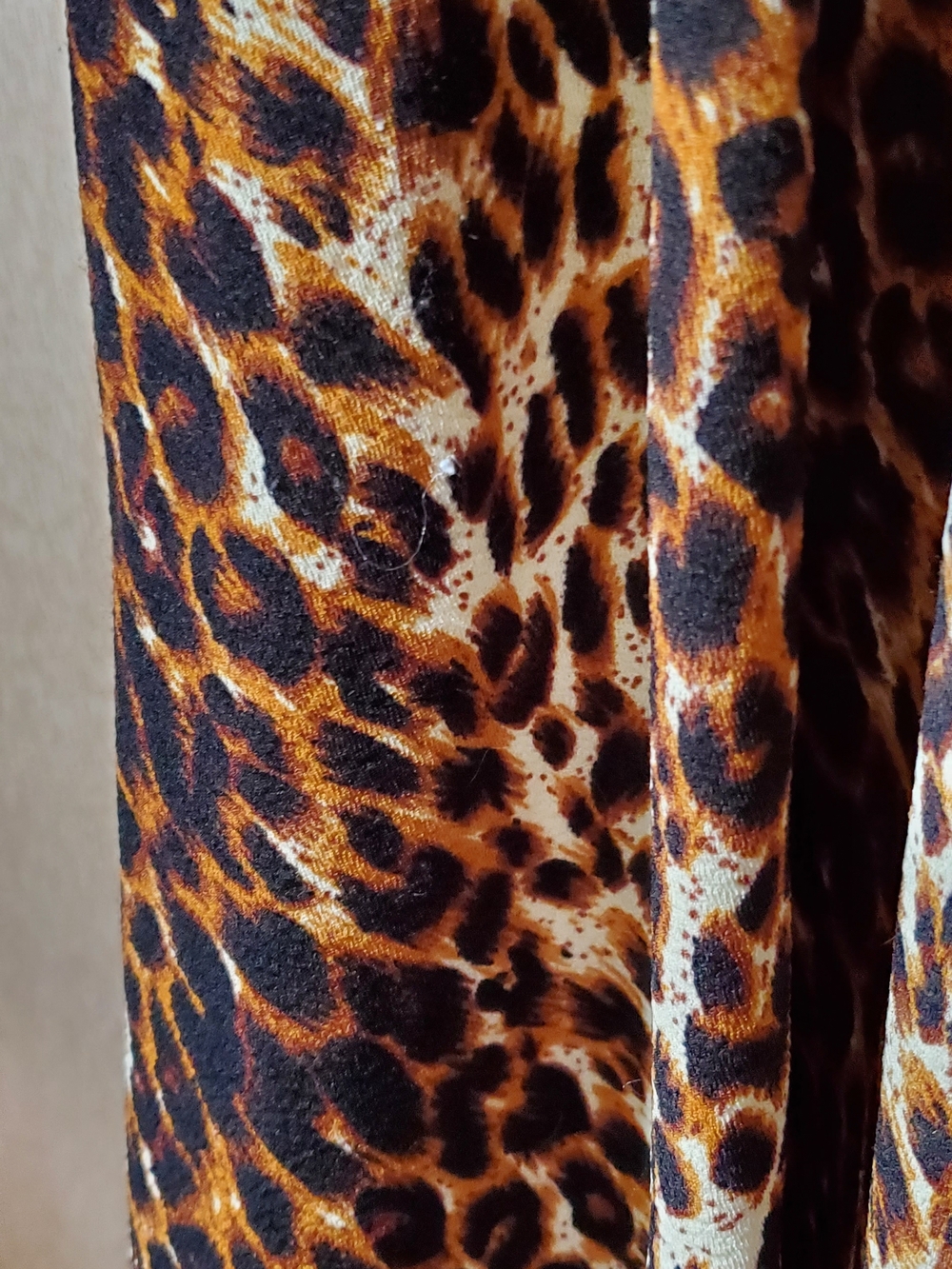Vixen by Micheline Pitt Vintage Leopard Print Ingenue Dress, Size XL GUC - Picture 4 of 10